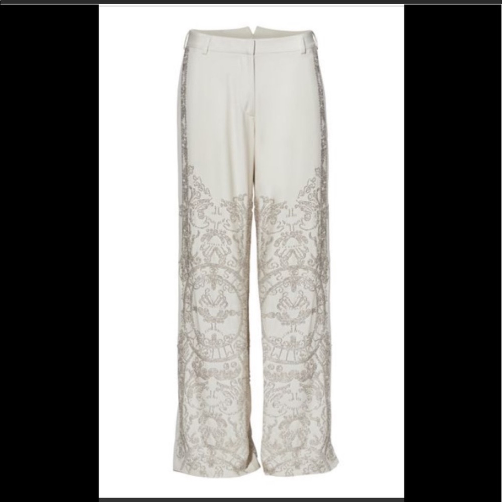 H&M Conscious Exclusive Beaded Tuxedo Pants